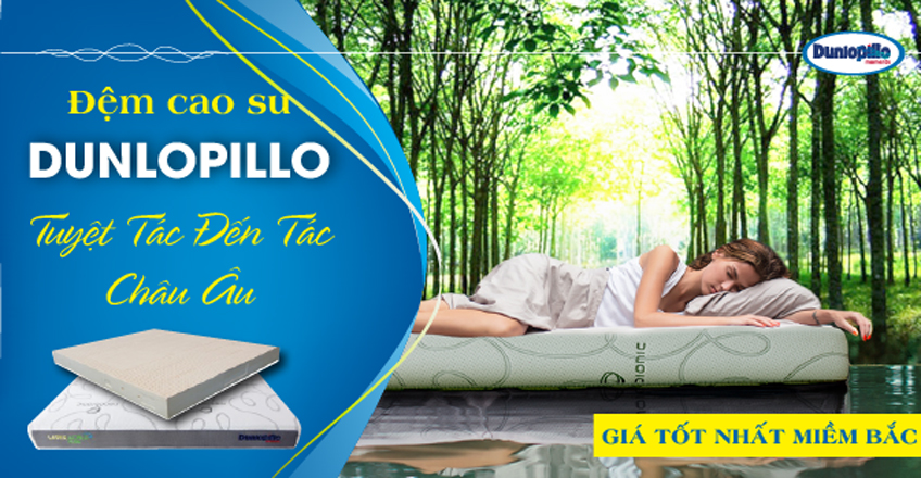 Đệm Dunlopillo Chính Hãng