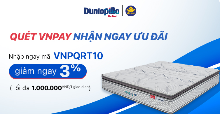 Đệm Dunlopillo Chính Hãng