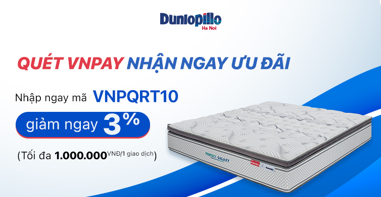 Đệm Dunlopillo Chính Hãng